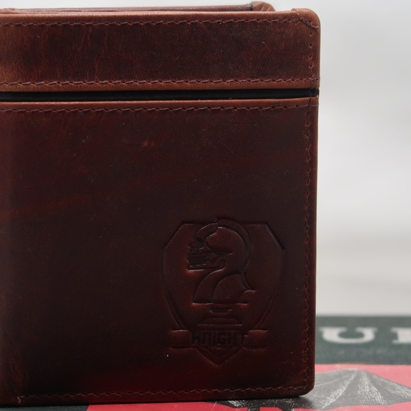 Leather Bifold Credit Card Wallet - Picture 2 of 4